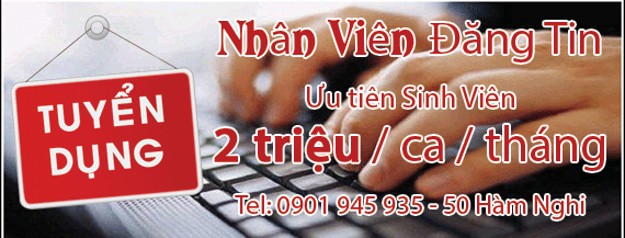 Việc làm thêm dành cho sinh viên tại đà nẵng (part time)
